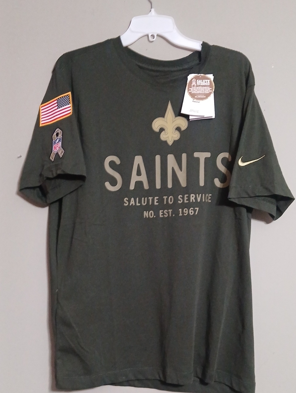 Nike Men’s Saints Salute To Service Short Sleeve Tee